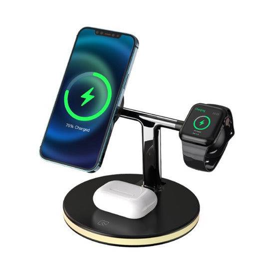3 IN 1 MAGNETIC  WIRELESS CHARGER FOR MAGSAFE IPHONE FAST WIRELESS CHARGER STATION FOR APPLE WATCH/AIRPODS SERIES